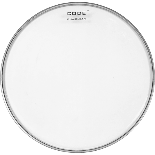 CODE DRUMHEADS PCO DNACL10 Batter or resonance | 10" clear drum head, DNA series