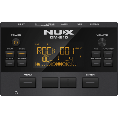 Digital Drum Kit by NUX | PNU DM-210 | Electronic Drum Kit Suitable for Beginners and Intermediate Players