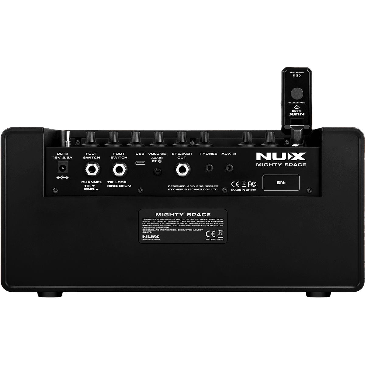 NUX Mighty Space Electric Guitar and Bass Amplifier | 30W Portable Wireless Modeling Amplifier