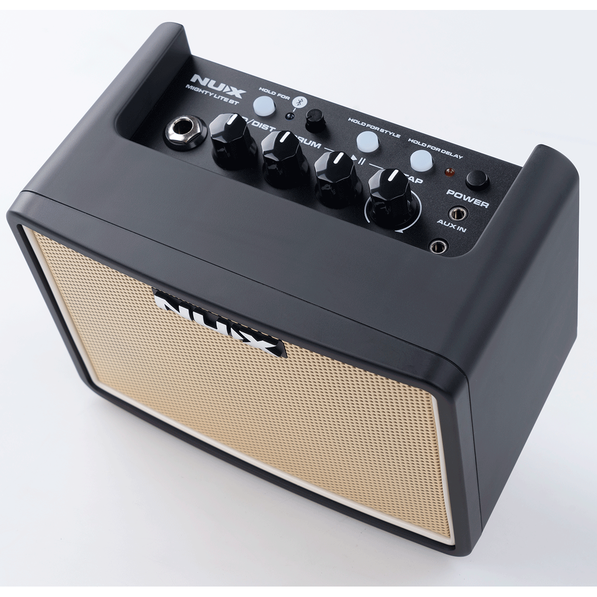 MIGHTYLITE BT in Beige by NUX | 3 Watt Mini Portable Guitar Amplifier | Bluetooth Control | MNU MIGHTYLITEBT-LTDBEIGE