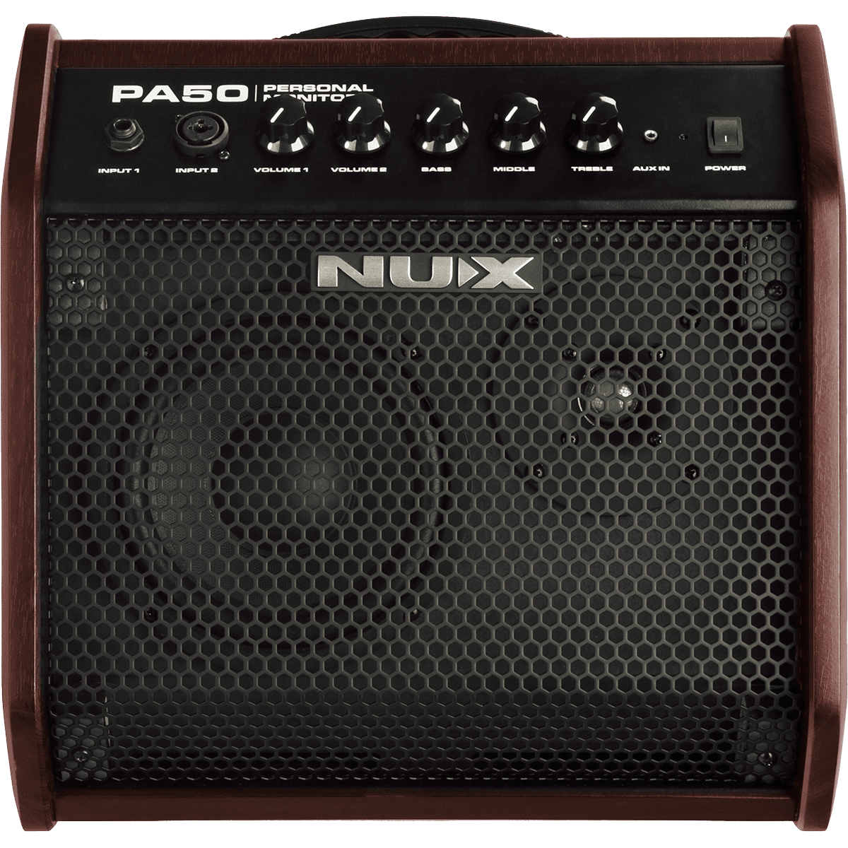 NUX PA50 | 50-watt Amplifier |  2-Channel With an Ultra-Sensitive 6.5-Inch Driver | Personal Monitoring