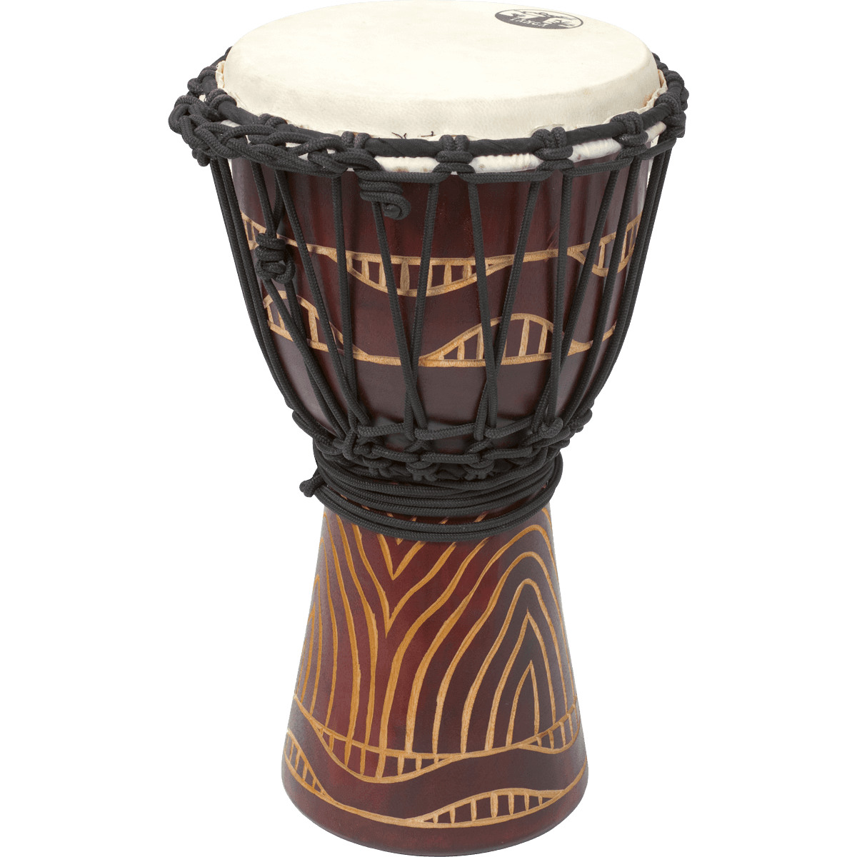 Tanga DA40-8T Red Carved Slammer Djembe 8"