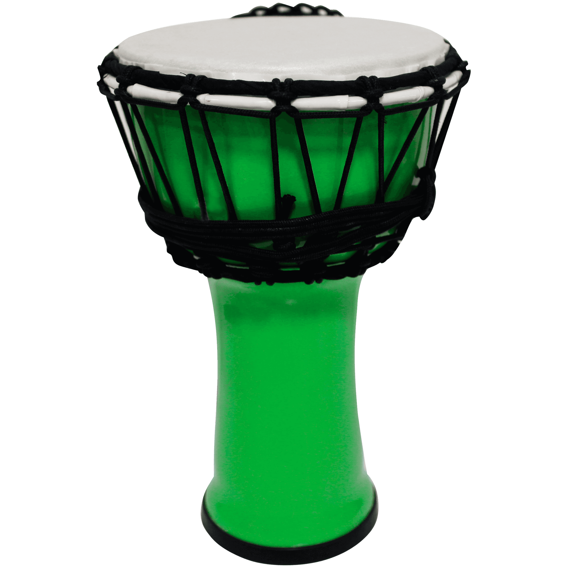 7" PVC Djembe in Flashy Green by Tanga | DJPVC7-GR