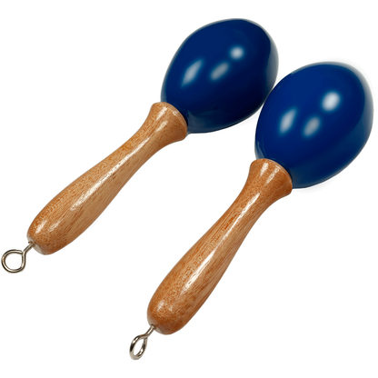 Blue Maracas by Tanga | PTA MARACAS-BLEU-S | Small Hand Percussion | Shaker