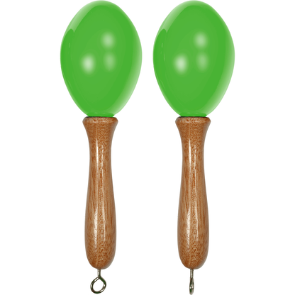 Green Maracas by Tanga | PTA MARACAS-VERT-S | Small Hand Percussion