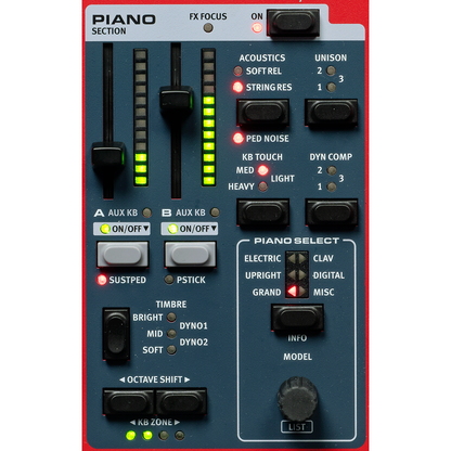 Nord Stage 4 73 | 73-Key Triple Sensor Hammer Action Keyboard with Aftertouch