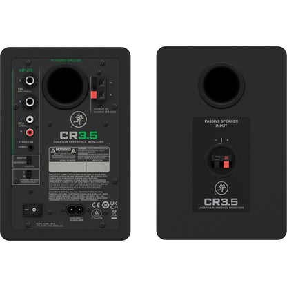 Mackie CR35 Powered Studio Monitors | 3,5” Speakers with Tone Control