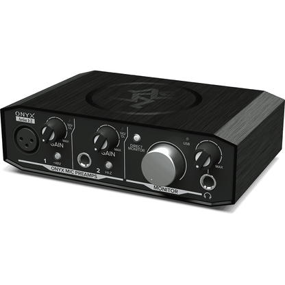 Mackie Onyx Artist 1.2 USB Audio Interface | 2 Ins/2 Outs | Includes Recording Software and Plugins | Perfect for Singer-Songwriters