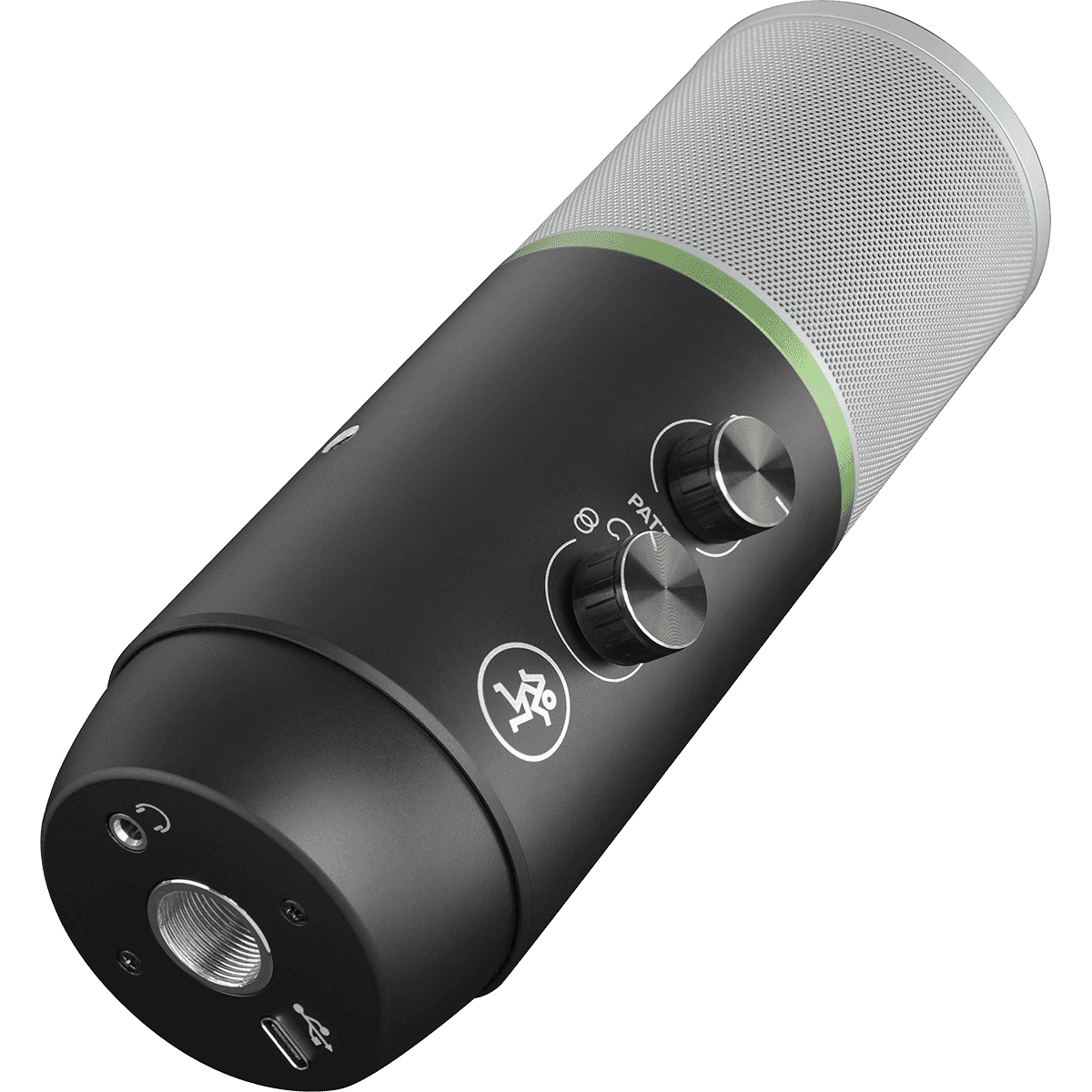 Mackie EM-CARBON USB Condenser Microphone | Large-diaphragm USB-C Condenser Microphone | 5 Selectable Polar Patterns | Headphone Output