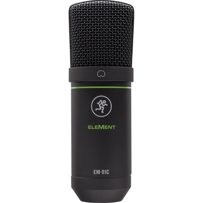 Mackie EM-91C Large-diaphragm Condenser Microphone | Includes Shock mount and Cable | Suitable for Studio and Stage