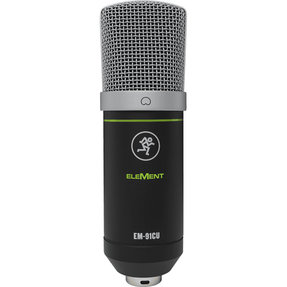 Mackie RMM EM-91CU+ USB Condenser Microphone | Large-diaphragm USB Condenser Microphone | Includes Shock Mount | Cardioid Polar Pattern | 16-bit/48kHz Conversion