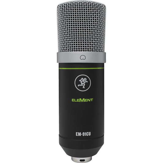 Mackie RMM EM-91CU+ USB Condenser Microphone | Large-diaphragm USB Condenser Microphone | Includes Shock Mount | Cardioid Polar Pattern | 16-bit/48kHz Conversion
