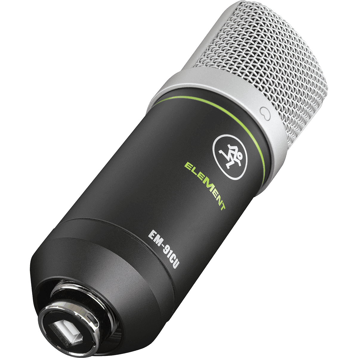 Mackie RMM EM-91CU+ USB Condenser Microphone | Large-diaphragm USB Condenser Microphone | Includes Shock Mount | Cardioid Polar Pattern | 16-bit/48kHz Conversion