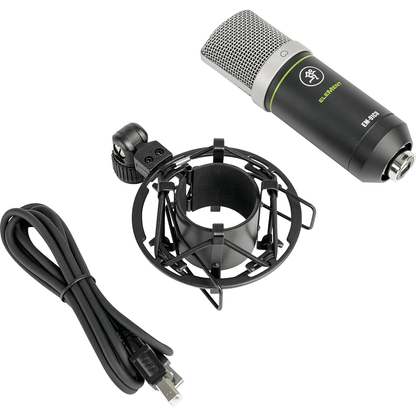 Mackie RMM EM-91CU+ USB Condenser Microphone | Large-diaphragm USB Condenser Microphone | Includes Shock Mount | Cardioid Polar Pattern | 16-bit/48kHz Conversion