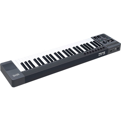 NUX NTK-49 MIDI Master Keyboard | 49-Key Keyboard with 9 Faders and 8 Potentiometers | Included Software