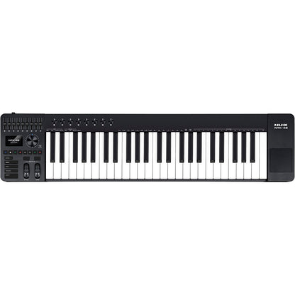 NUX NTK-49 MIDI Master Keyboard | 49-Key Keyboard with 9 Faders and 8 Potentiometers | Included Software