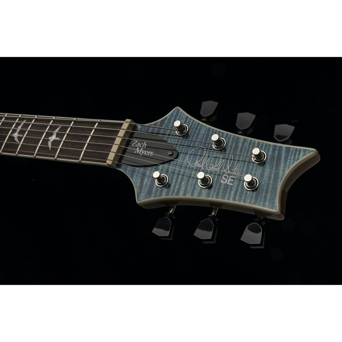 PRS SE Zach Myers Signature Semi-Hollow Electric Guitar in Myers Blue | ZM3MC | PRS Gig Bag Included