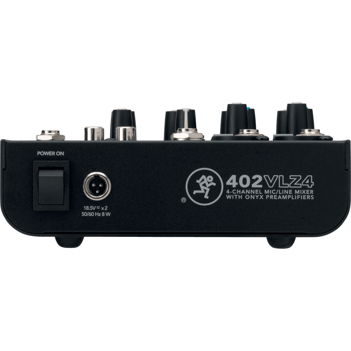Mackie 402VLZ4 4-Channel Compact Analogue Mixer | 2 Onyx Mic Preamps | 1 x Stereo Channel | Phantom Power