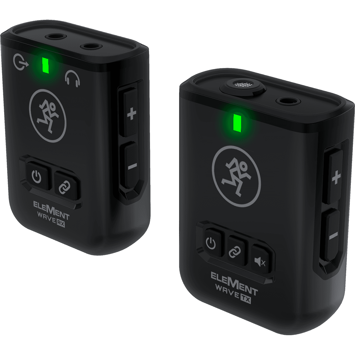 Mackie EleMent Wave LAV Wireless Microphone System | Transmitter & Receiver | Built-in Electret Microphone | Lavalier Microphone | Case & Accessories