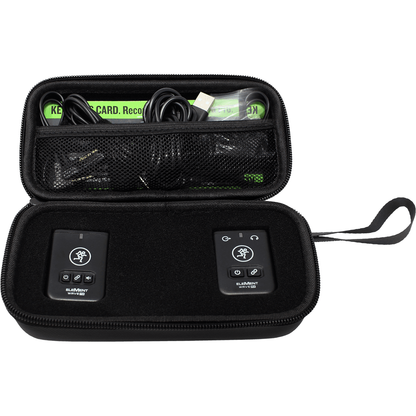 Mackie EleMent Wave LAV Wireless Microphone System | Transmitter & Receiver | Built-in Electret Microphone | Lavalier Microphone | Case & Accessories