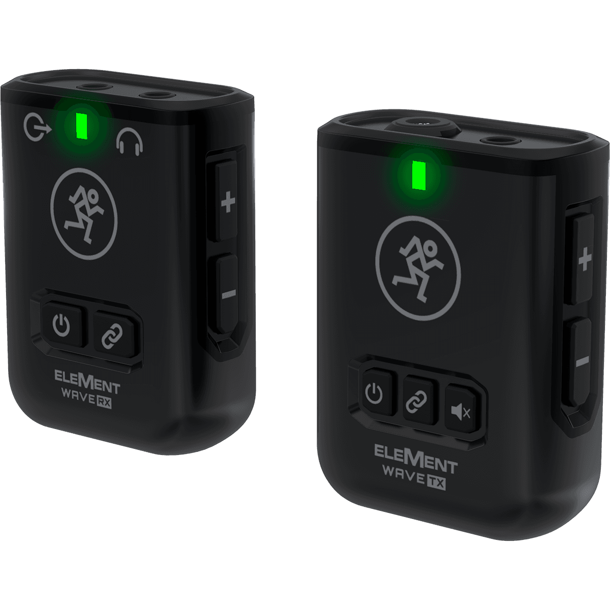Mackie EleMent Wave LAV Wireless Microphone System | Transmitter & Receiver | Built-in Electret Microphone | Lavalier Microphone | Case & Accessories