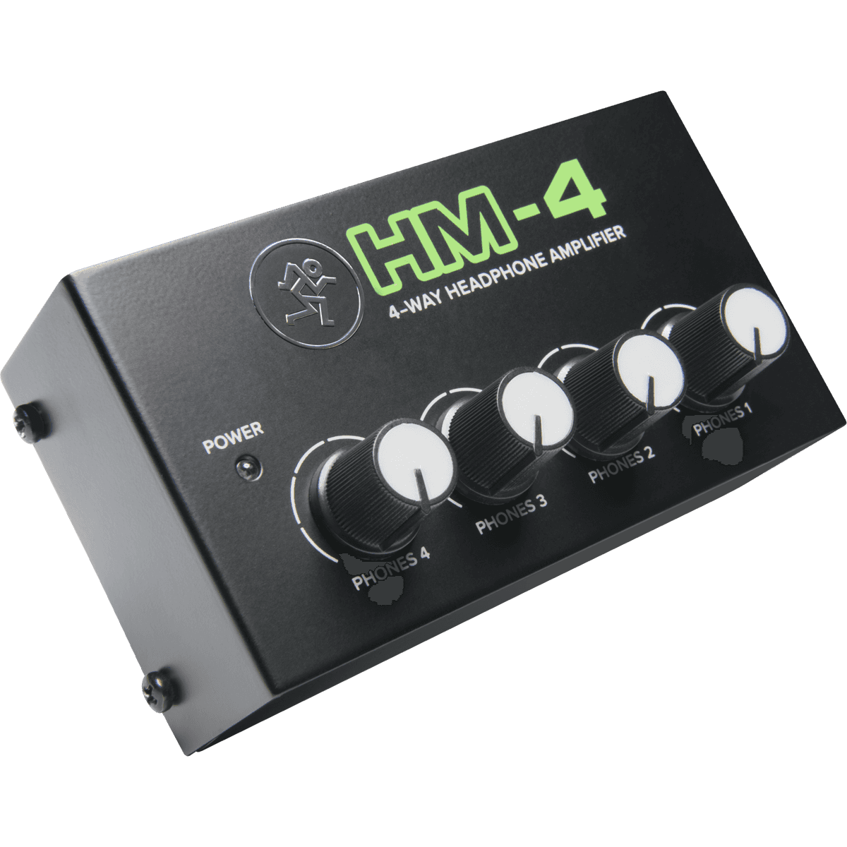 Mackie HM-4 Desktop Headphone Amplifier | 4-channel Headphone Amplifier with Individual Level Controls | Perfect in the Studio or Rehearsal Room