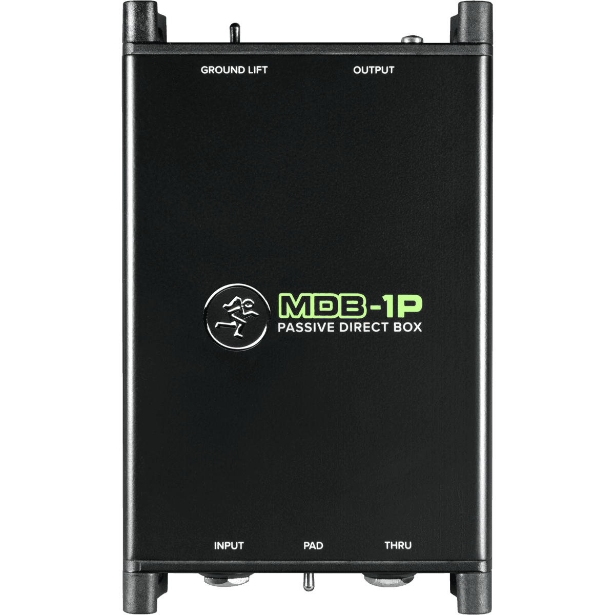 Mackie MDB-1P 1-Channel DI Box | 1-Channel Passive Direct Box | -15dB Pad Switch | Ground Lift | Instrument Thru