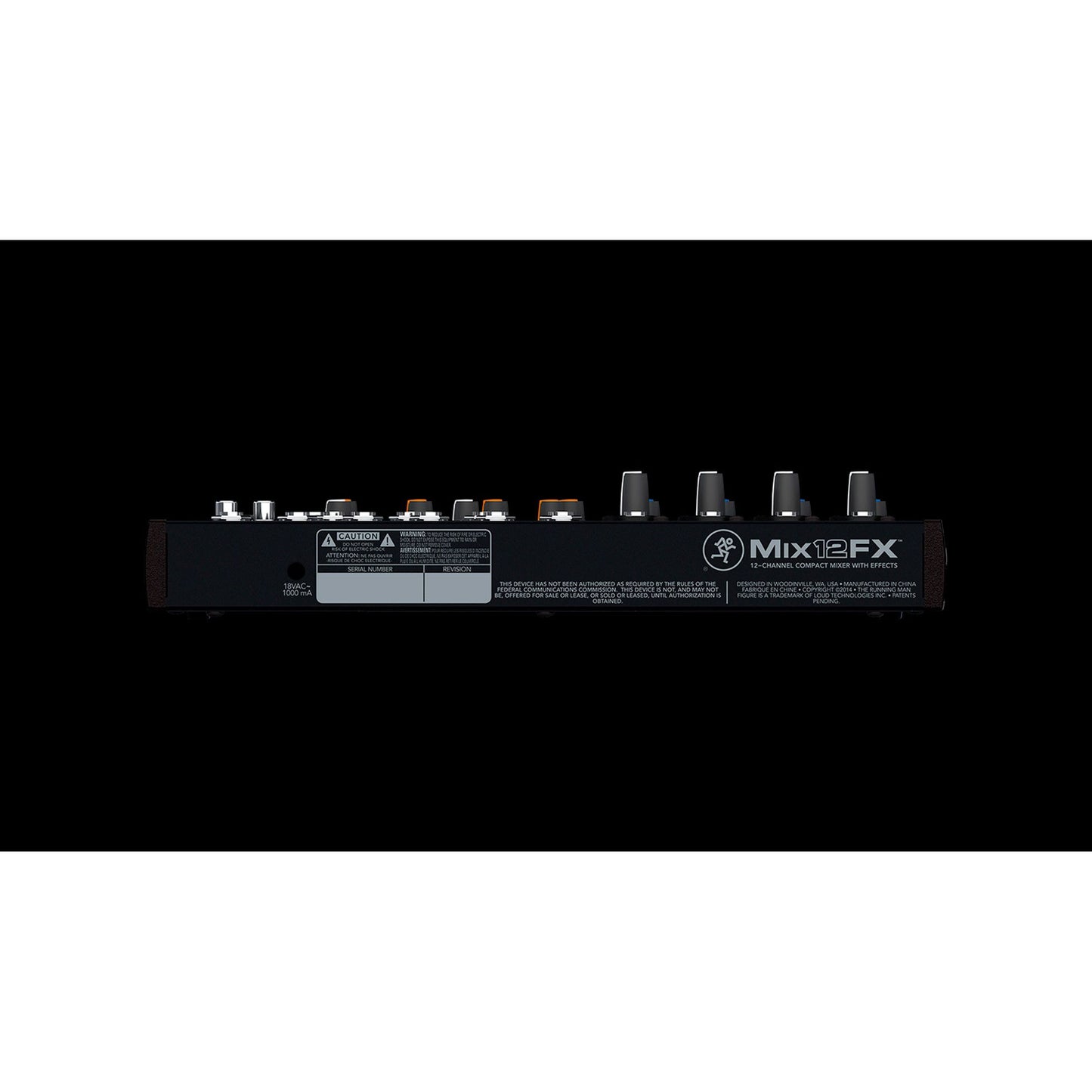 Mackie Mix12FX 12-channel Compact Mixer with Effects  | 12-input Desktop Mixer with 4 Microphone Preamplifiers | 4 Stereo Channels | 3-band Equalizers | 1 Aux | Tape I/O | Separate Volume and Headphone Levels | SMK MIX12FX