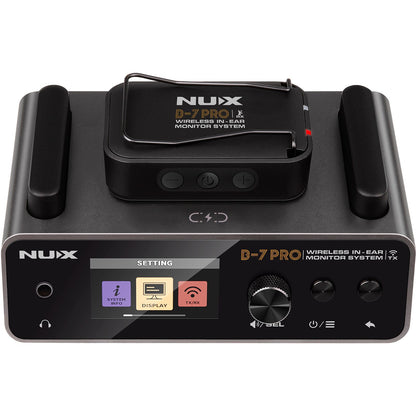 NUX B-7 Pro Wireless In-Ear Monitoring System | 50 Meters Range | 2.4GHz
