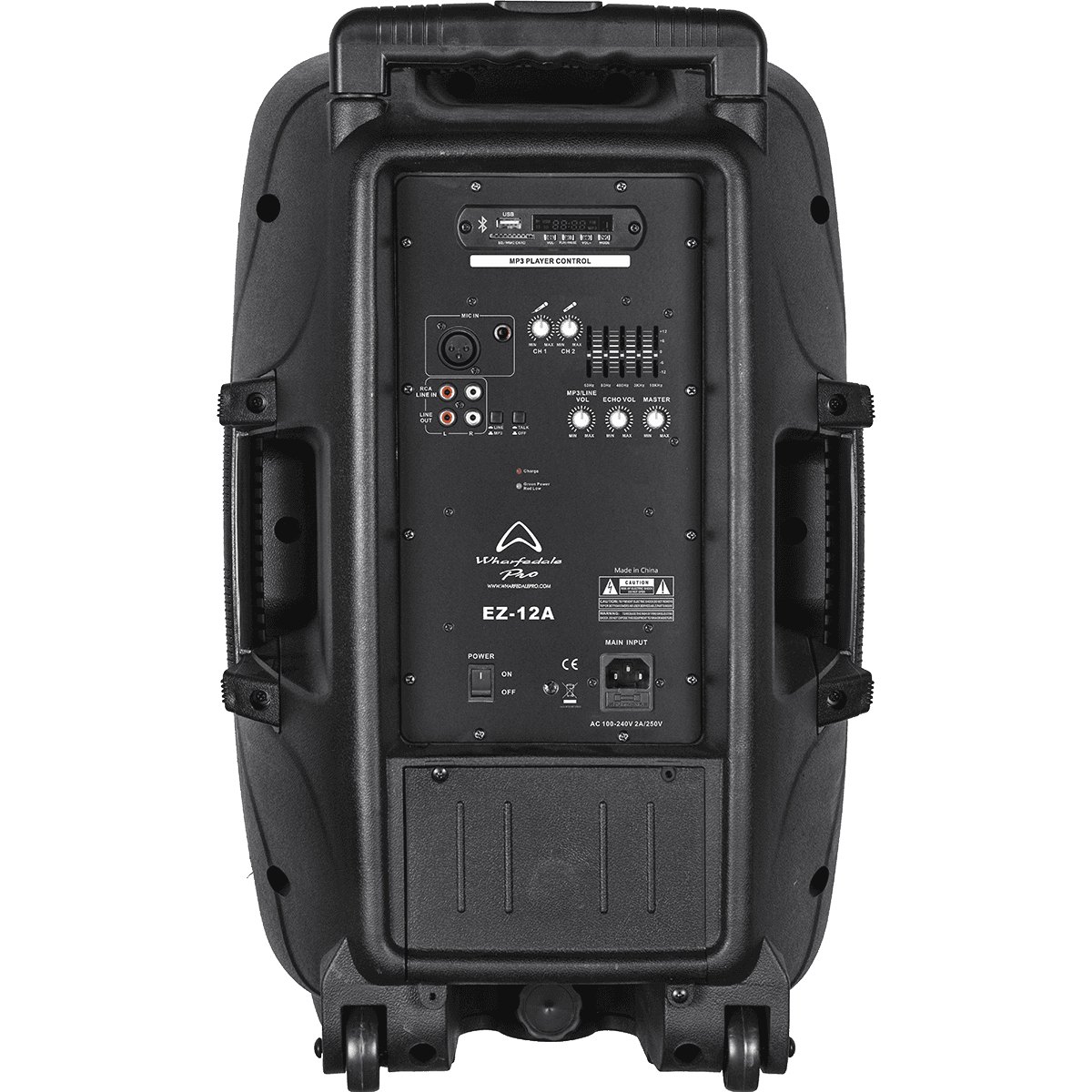 WHARFEDALE PRO | 12" Portable Speaker | 2 Wireless Microphones Included | Black | SWH EZ-12A
