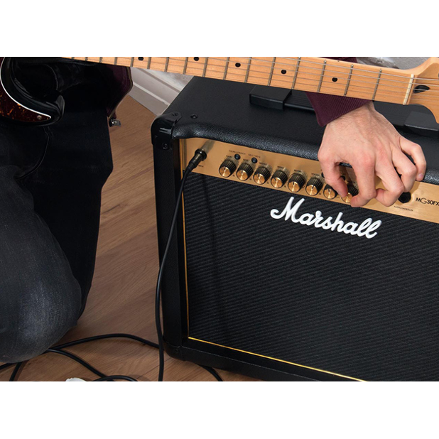 Marshall MG30FX 30W Black & Gold Guitar Combo Amplifier | Built-In Effects and Tuner