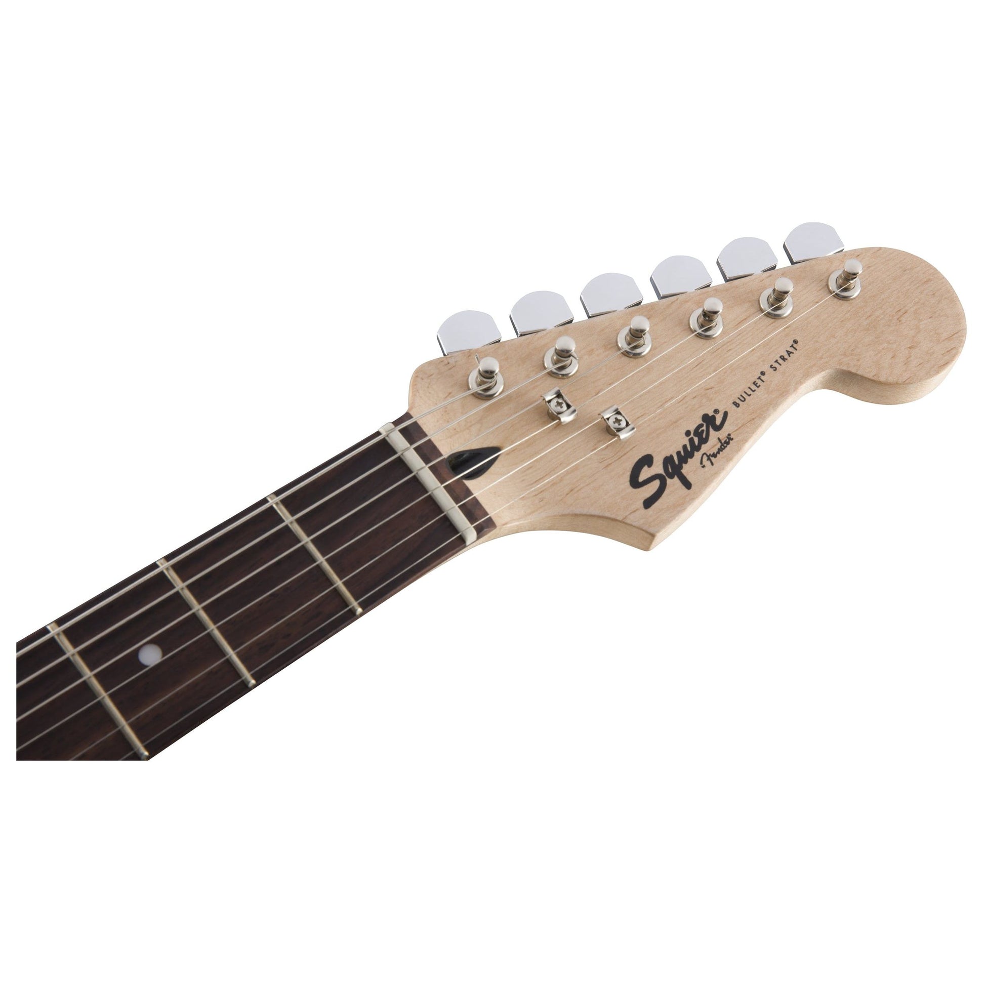 Fender Squier Bullet Stratocaster HT | Black | Electric Guitar with Poplar Body | Maple Neck Indian Laurel Fingerboard | 3 Single-coil Pickups | Hardtail Bridge