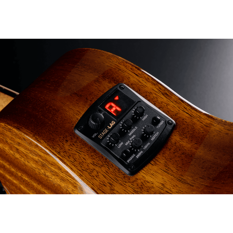 Mahogany Cutaway Electro Acoustic Auditorium  Guitar | Tramontane 98 ACE by Lâg | T98ACE