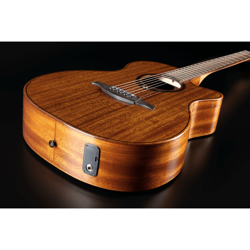 Mahogany Cutaway Electro Acoustic Auditorium  Guitar | Tramontane 98 ACE by Lâg | T98ACE
