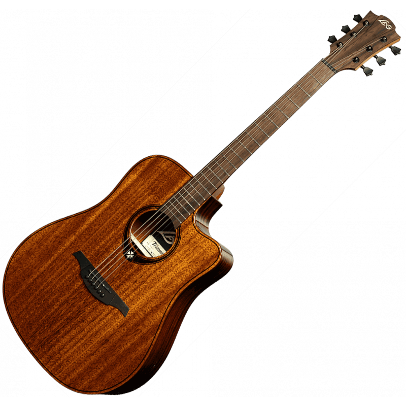 Electro Acoustic Cutaway Mahogany Tramontane 98DCE by Lâg | T98DCE Dreadnought