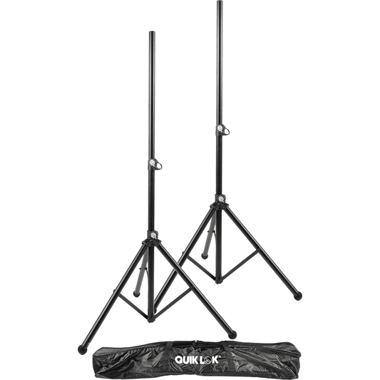 Pair Tripod Speaker Stands S171PAK by Quik Lok | Includes a Nylon Cover