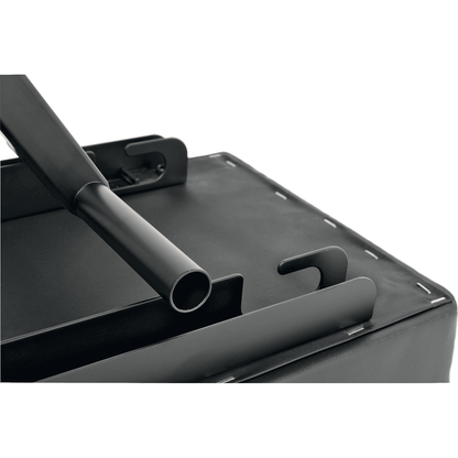 QuikLok BX8 Black Piano Bench with Leather Seat and Adjustable Height | TQM BX8