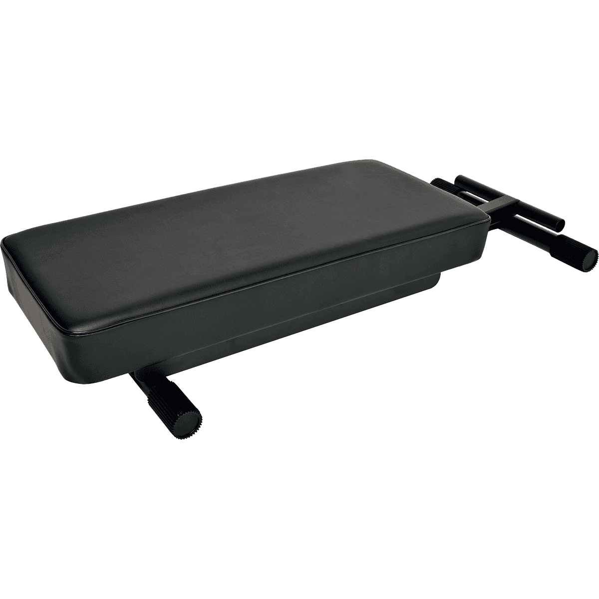 QuikLok BX8 Black Piano Bench with Leather Seat and Adjustable Height | TQM BX8