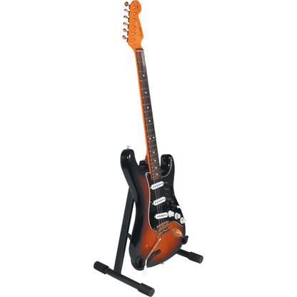 ​TQM GS436-BB Guitar Stand by QUIKLOK - Easy to Mount, Black, Suitable for Most Electric Guitar and Electric Bass Models