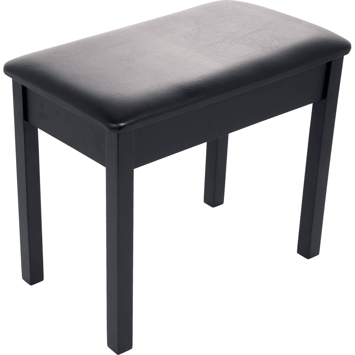 QuikLok PB50BKS | Deluxe Wooden Piano Bench | Matt Black