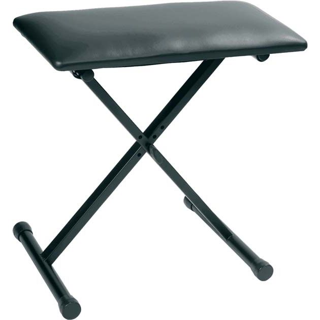 Black Leather Piano Bench by RTX | BAX