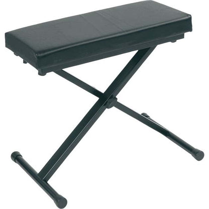Black Piano Bench with Leather Seat and Speedlock by RTX | KBX