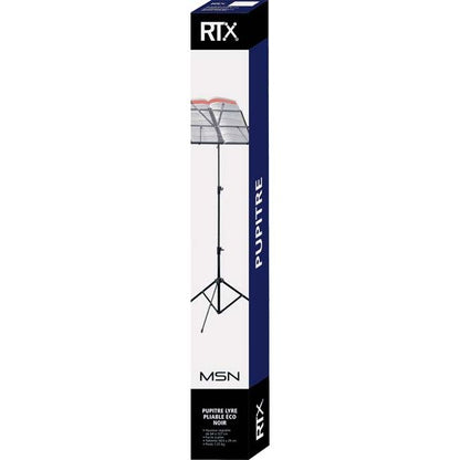Foldable Economy Music Stand (Black) by RTX | MSN
