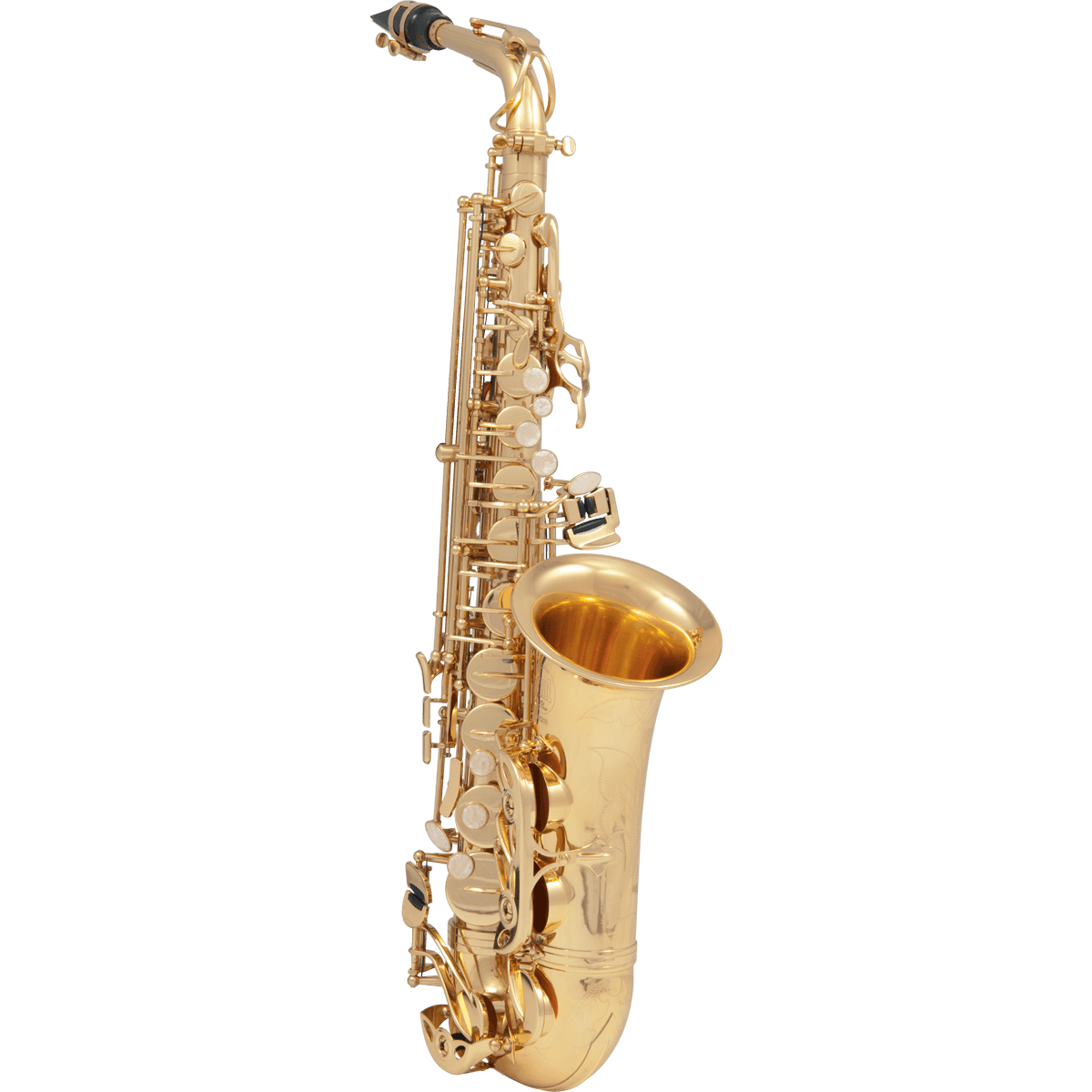 Eb Gold Lacquered Alto Saxophone by SML Paris | A620-II