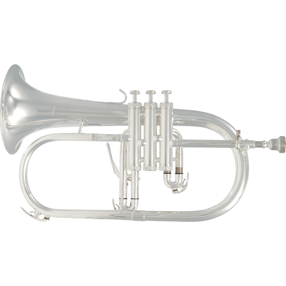 Silver Plated Flugelhorn with Soft Bag by SML Paris | BU600S