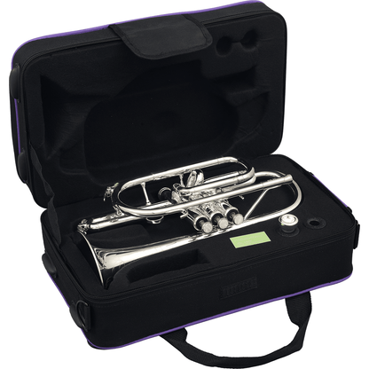 Bb Silver Plated Cornet with Soft Case by SML Paris | CO50-S
