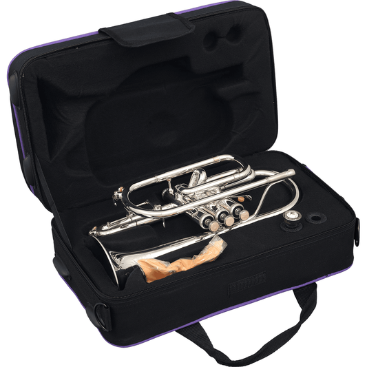 Bb Silver Plated Cornet with Deluxe Soft Bag by SML Paris | CO870-S