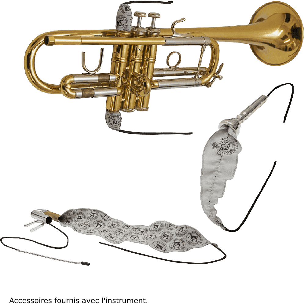 Bb Silver Plated Cornet with Deluxe Soft Bag by SML Paris | CO870-S