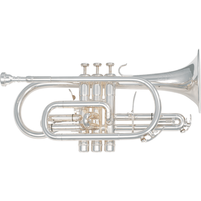 Bb Silver Plated Cornet with Deluxe Soft Bag by SML Paris | CO870-S