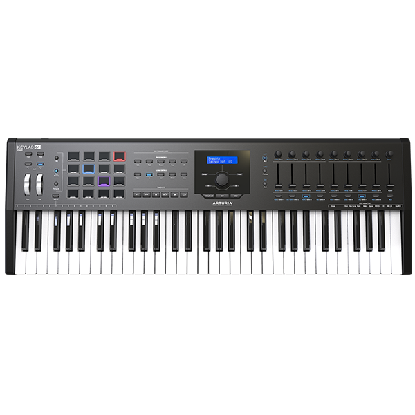 Arturia KeyLab MkII 61 | MIDI controller, 61 luxurious keys and comprehensive connectivity, included software, Black